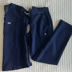 Navy Blue FIGS SCRUBS XS/XS Yola Skinny Scrub 2.0 **PANTS ONLY**